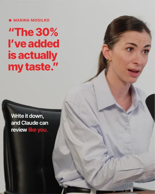 Slide 6. Marina: The 30% I've added is actually my taste.